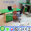 hauteur réglable bureau unique teck bois sculpté table à manger bambou table d&#39;ordinateur portable